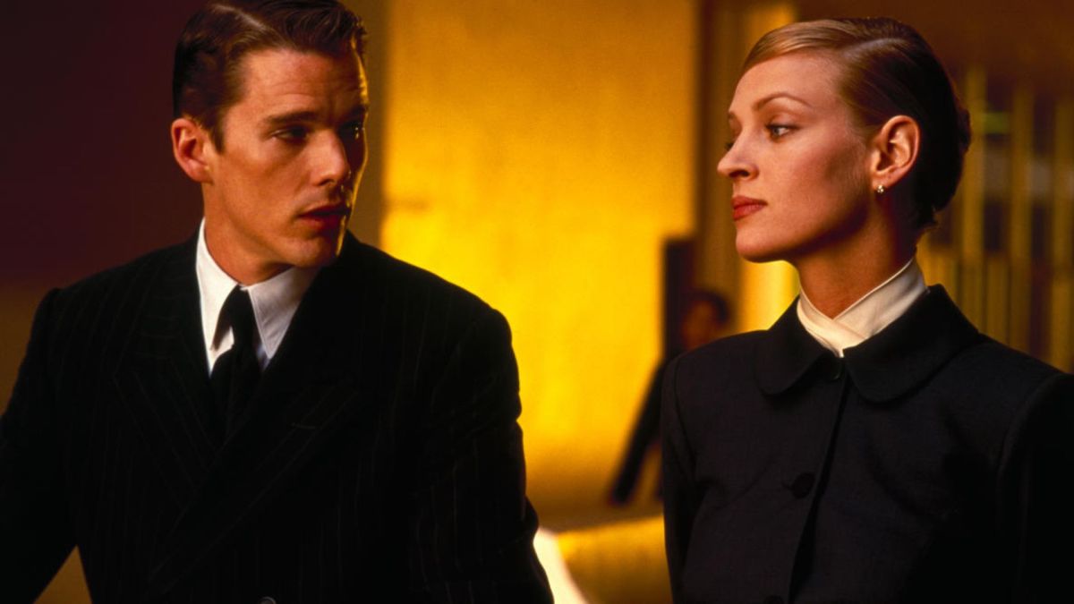 Ethan Hawke et Uma Thurman // Source : Bienvenue à Gattaca