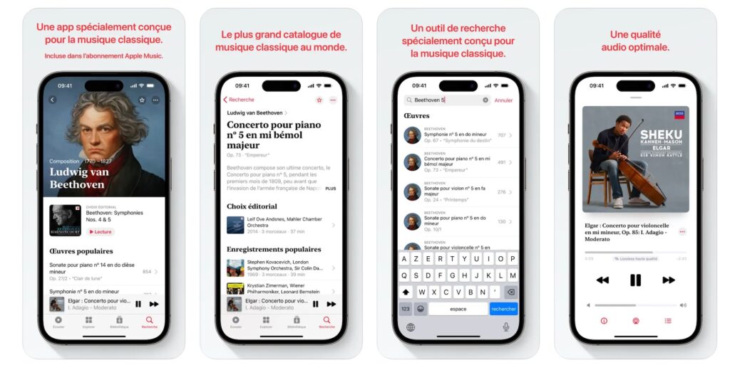 Application Apple Music Classical // Source : Apple