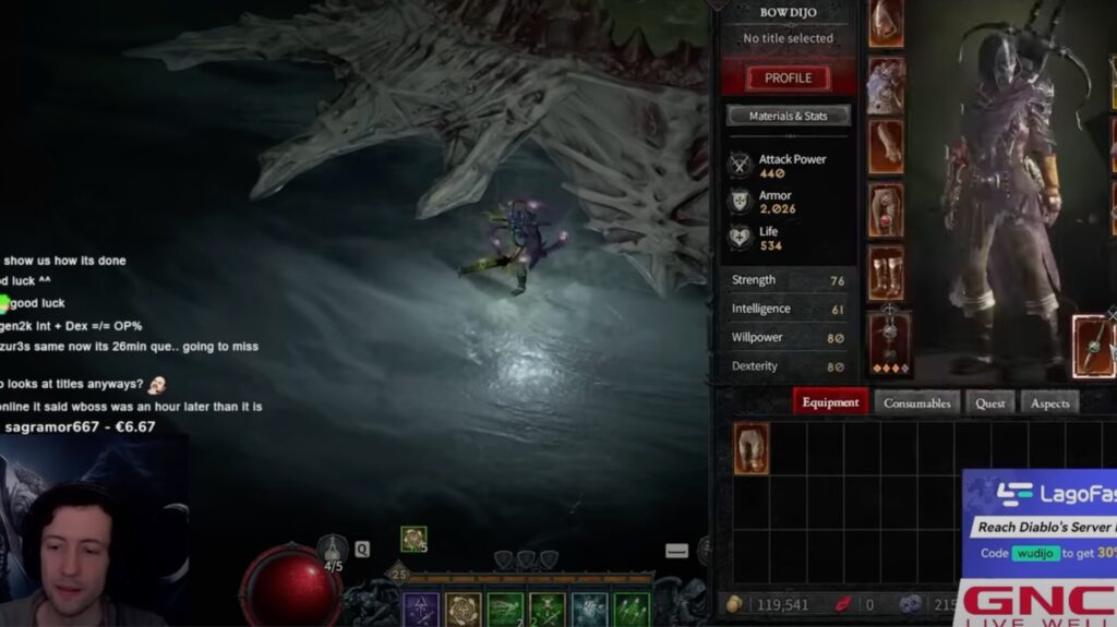 Il bat le boss le plus puissant de Diablo IV seul // Source : Capture YouTube