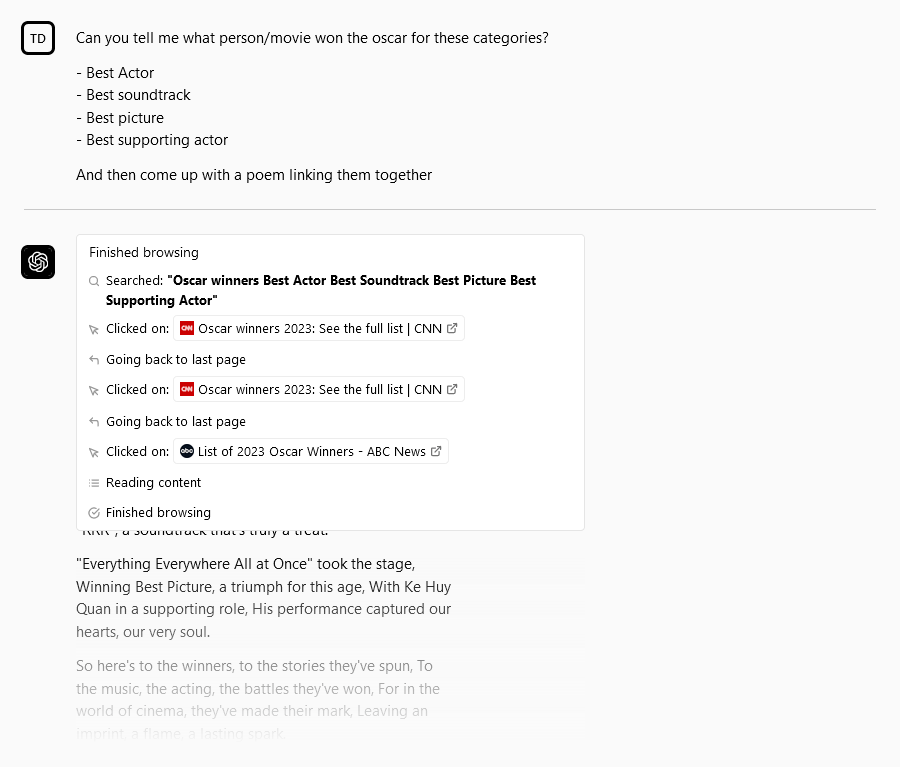 ChatGPT plugins ChatGPT plugins
