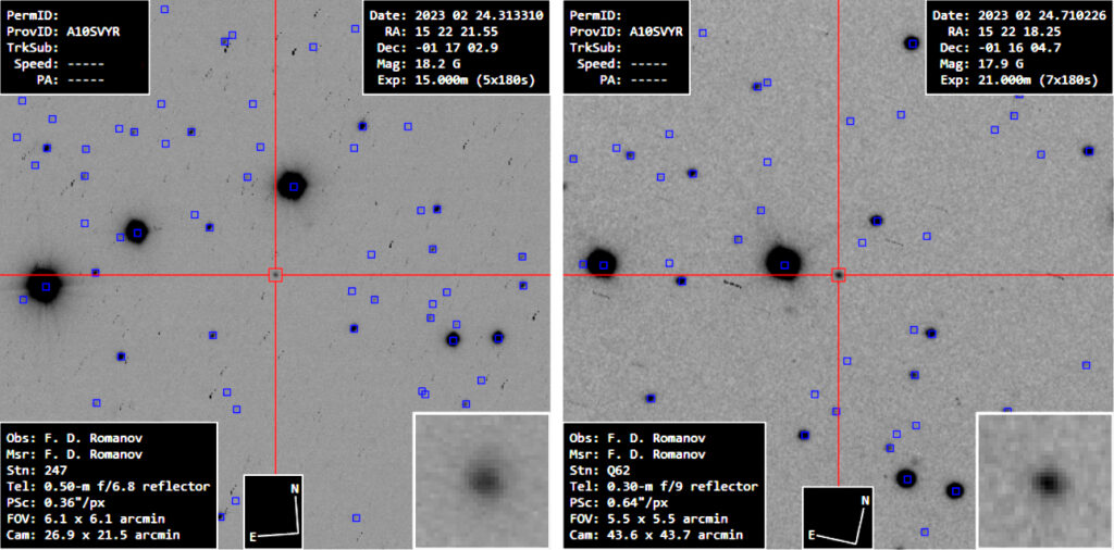 Observations of the comet in February 2023. // Source: Wikimedia/CC/ Филипп Романов (Filipp Romanov)