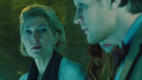 Kate Stewart avec Eleven et Amy dans Doctor Who. // Source : BBC
