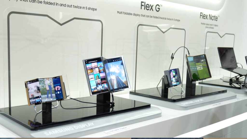 Tous les concepts exposés par Samsung Display. // Source : Numerama