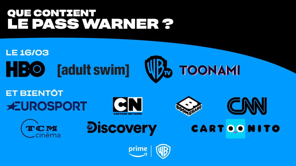 Warner passerar på Amazon Prime Video // Källa: Amazon