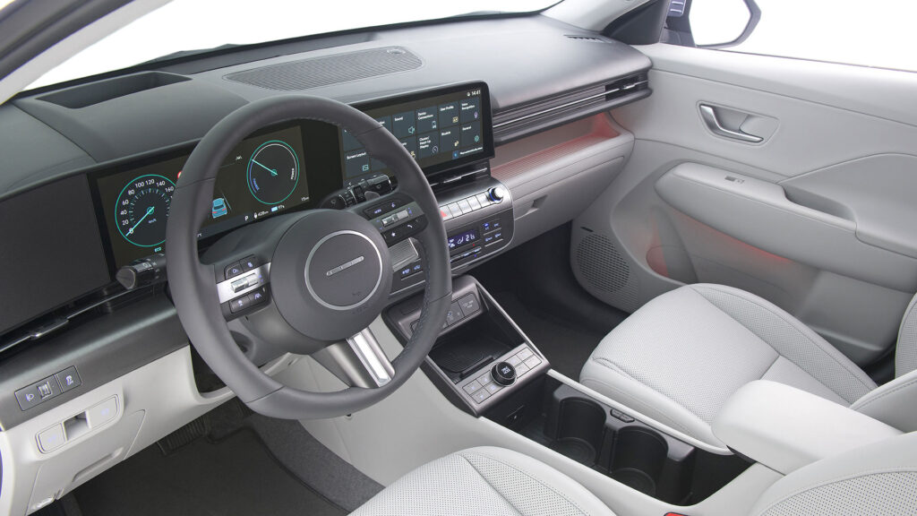 Intérieur du nouveau Kona EV // Source : Hyundai
