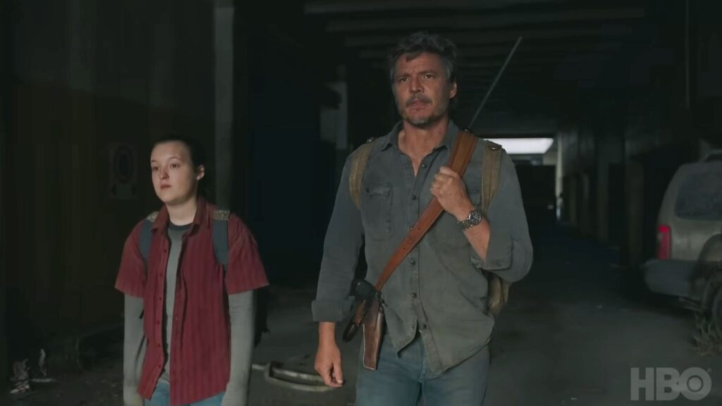 Ellie et Joel dans l'épisode 9 de The Last of Us. // Source : HBO