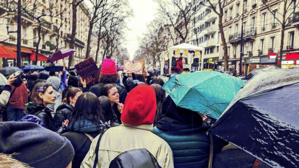 La grève féministe du 8 mars 2023 à Paris  // Source : Aurore Gayte pour Numerama