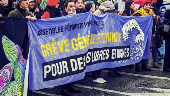 La grève féministe du 8 mars 2023 à Paris // Source : Aurore Gayte pour Numerama