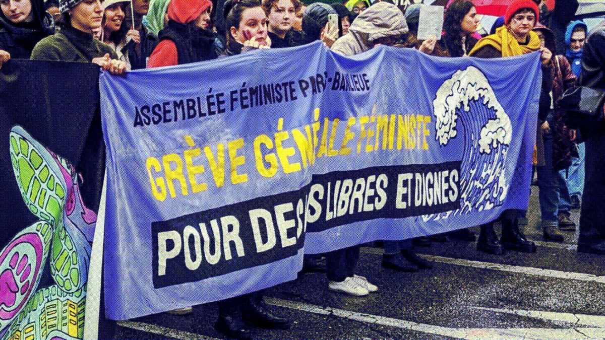 La grève féministe du 8 mars 2023 à Paris // Source : Aurore Gayte pour Numerama