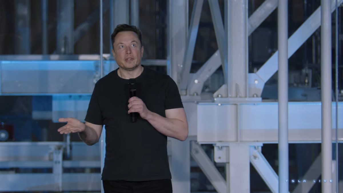 Elon Musk le 1er mars 2023 au Tesla Investors Day // Source : YouTube/Tesla