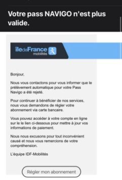 Un autre exemple d'arnaque par mail. // Source : niouinino