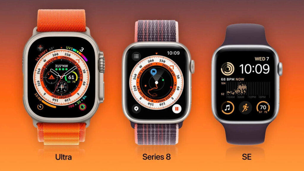 LEs trouis principales Apple Watch sur le marché // Source : Apple