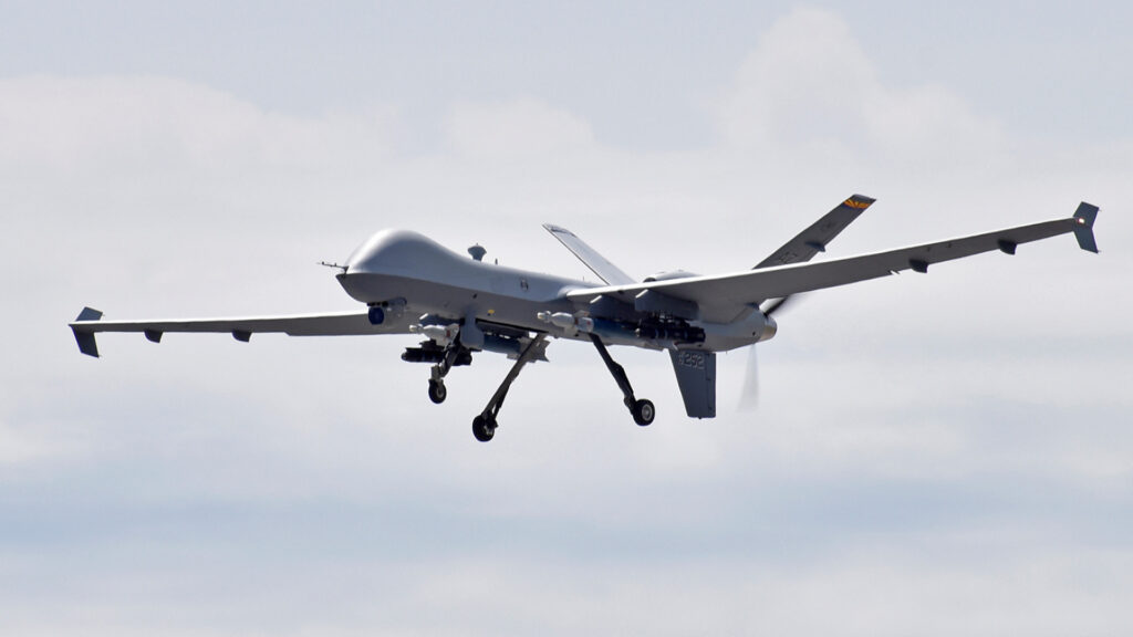 Les Reaper sont des drones de catégorie MALE, moyenne altitude, longue distance // Source : Wikimedia Commons