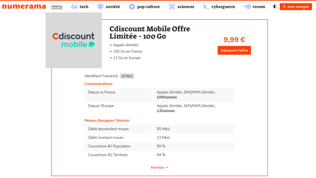 Notre comparateur vous aidera à comprendre ce que propose les différents forfaits // Source : Numerama Notre comparateur vous aidera à comprendre ce que propose les différents forfaits // Source : Numerama