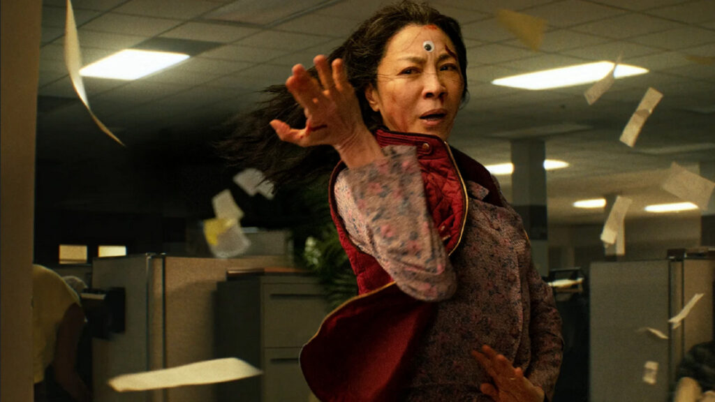 Michelle Yeoh in Everything Everywhere All At Once // Source: Leonine