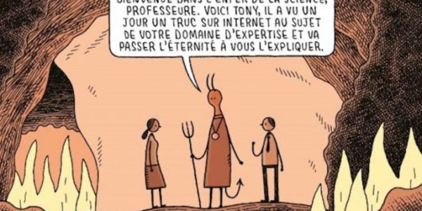Un extrait du Département des théories fumeuses // Source : Tom Gauld