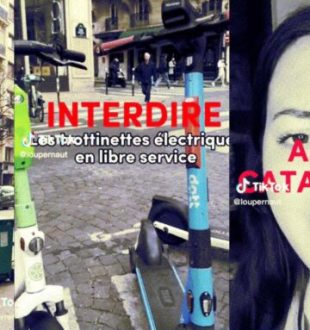 Des influenceurs ont participé à une campagne TikTok sur les trottinettes électriques // Source : Capture d'écran Numerama