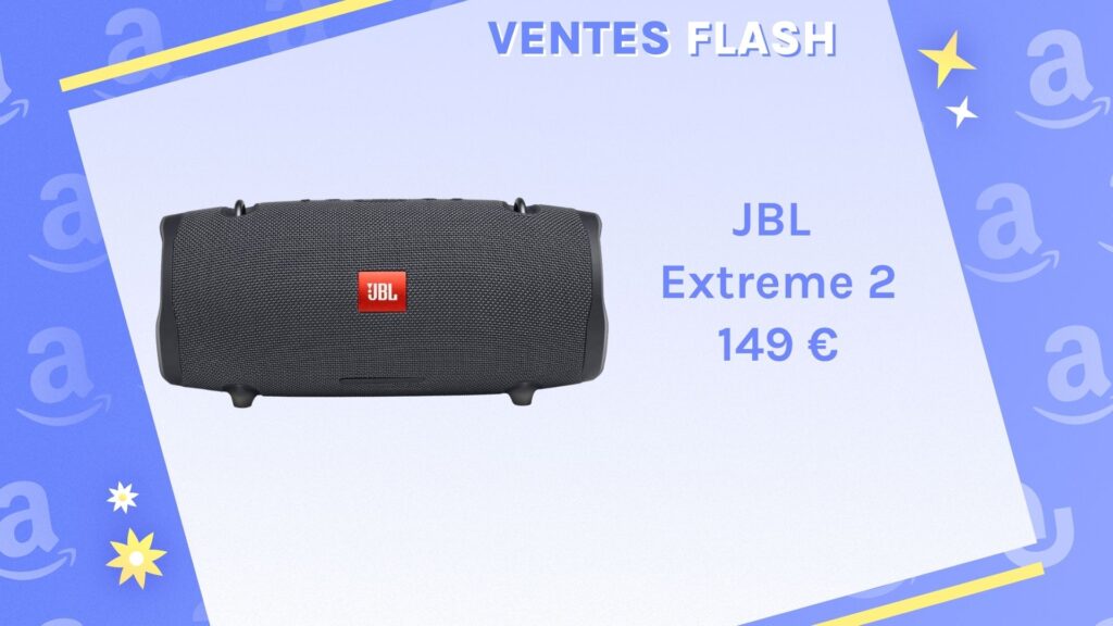 Promotion sur la JBL Extreme 2 // Source : montage Numerama