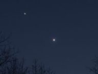 Vénus et Jupiter. // Source : Flickr/CC/Jürgen Mangelsdorf (photo recadrée)