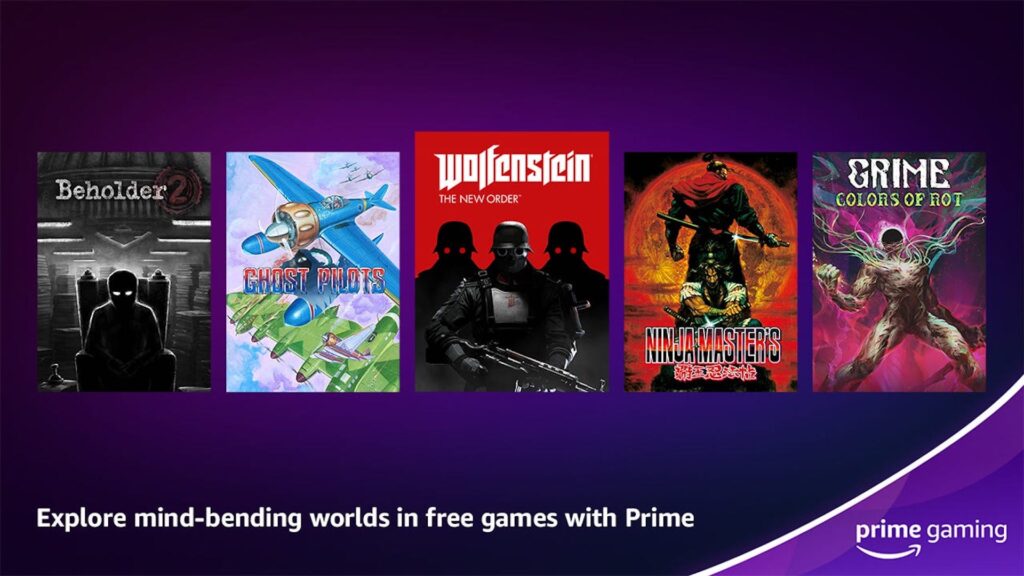 Amazon Prime Gaming en avril 2023 // Source : Amazon Amazon Prime Gaming en avril 2023 // Source : Amazon