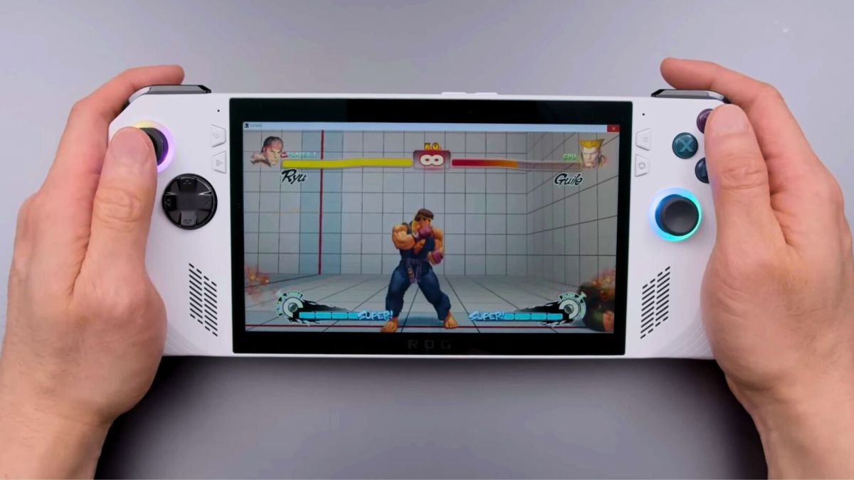 Le prototype de la console portable Asus. // Source : Dave2D