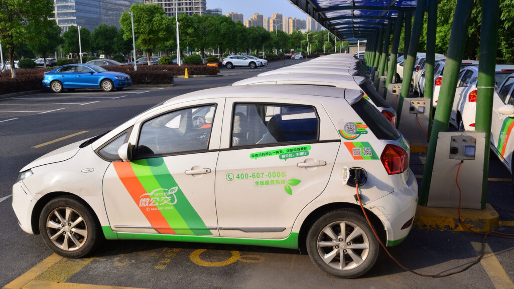 autopartage de véhicules électriques en Chine  // Source : Flickr - Open Grid Scheduler