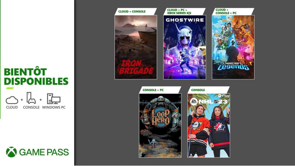 Xbox Game Pass en avril 2023 // Source : Microsoft