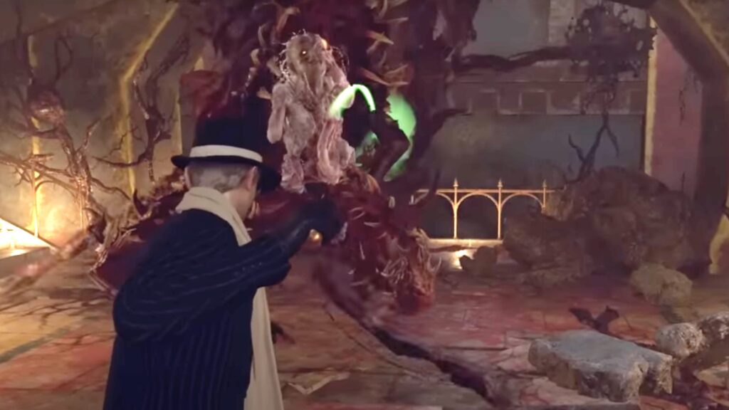 Astuce de l'oeuf pour battre Ramon Salazar dans Resident Evil 4 // Source : Capture YouTube