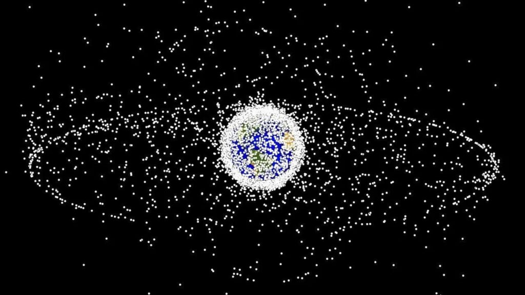 Dans l'espace, les déchets spatiaux se comptent par millions // Source : Pixabay