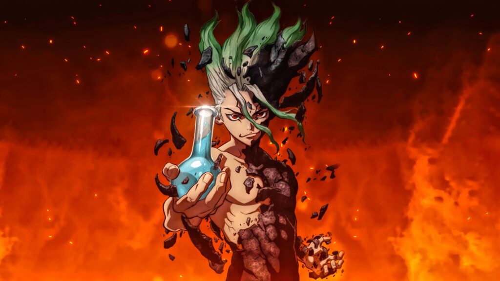 L’anime Dr. Stone est l’ode que la science mérite sur Crunchyroll