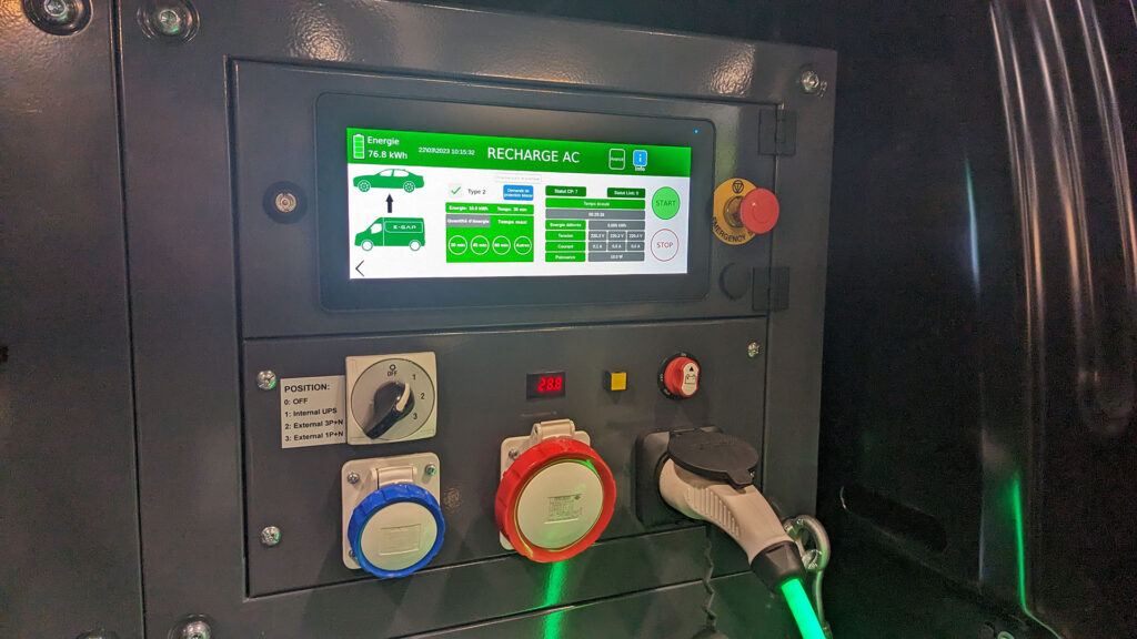 Mesure précise de l'énergie distribuée par la recharge e-gap // Source : Raphaelle Baut