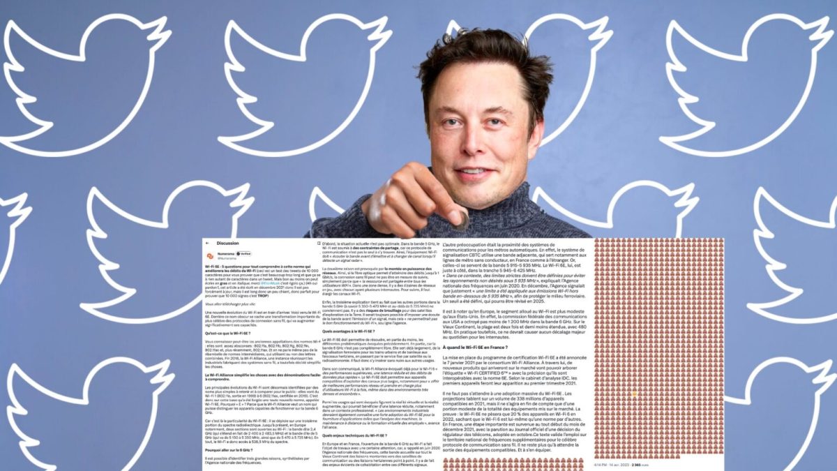 Tweet long Elon Musk // Source : Numerama