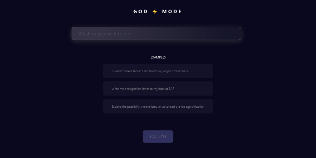 God Mode AI