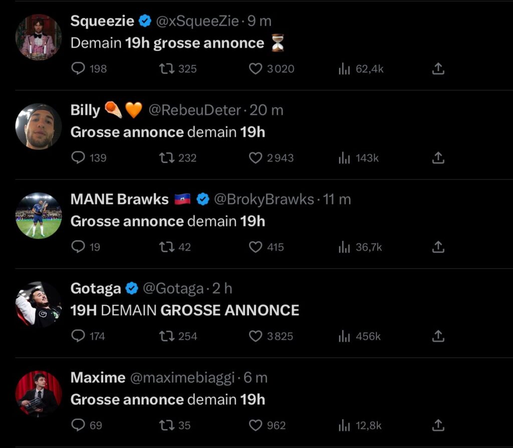 Les nombreux tweets publiés le soir du 12 avril. // Source : Via Twitter @nywfly