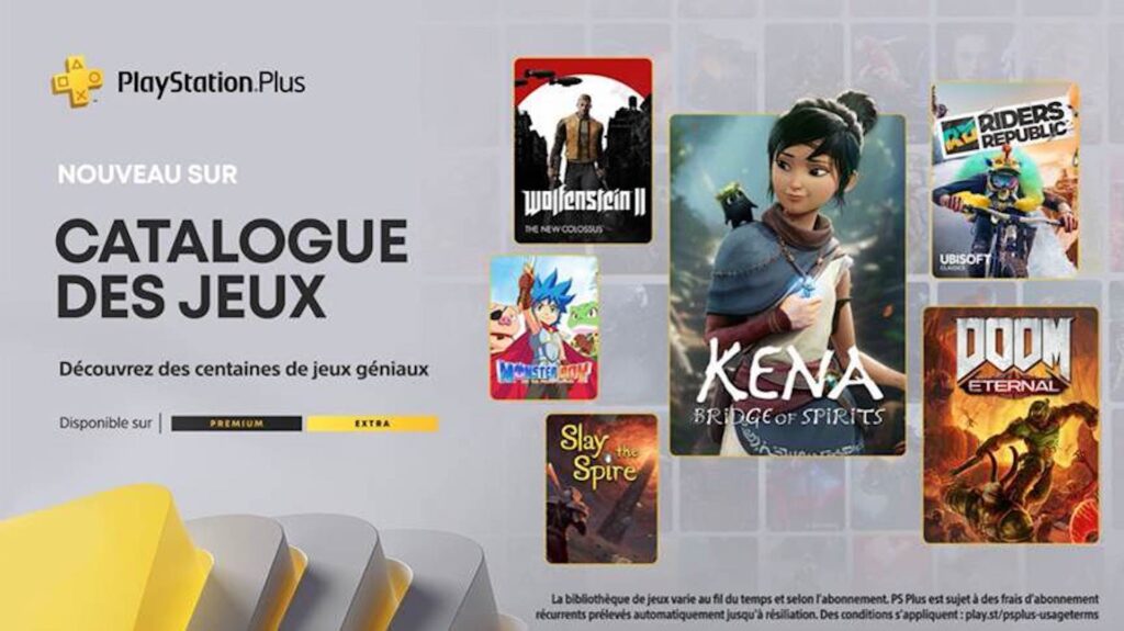 PlayStation Plus Extra et Premium en avril 2023 // Source : Sony
