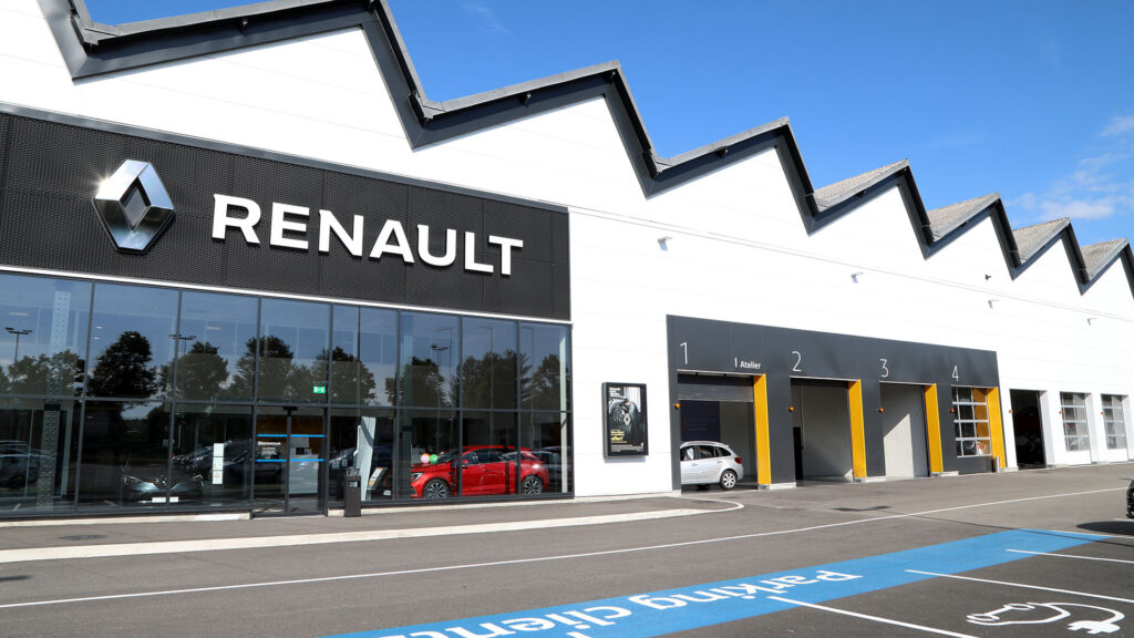 Atelier d'une concession Renault // Source : Renault