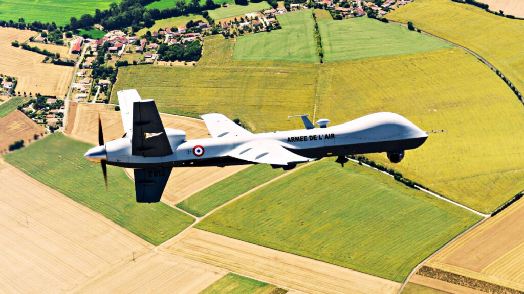 Un MQ9 Reaper de l'armée de l'air. // Source : Armée de l'air