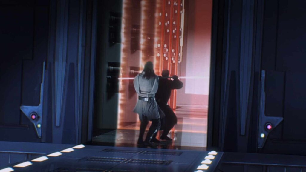 Les boucliers lasers dans La Menace Fantôme // Source : Lucasfilm