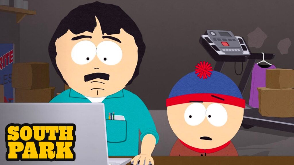 Randy et Stan dans South Park. // Source : Comedy Central Randy et Stan dans South Park. // Source : Comedy Central