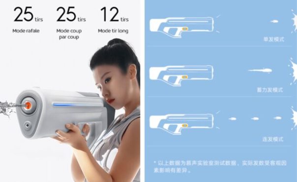 Le Xiaomi MIJIA Pulse Water Gun. // Source : Gizmochina