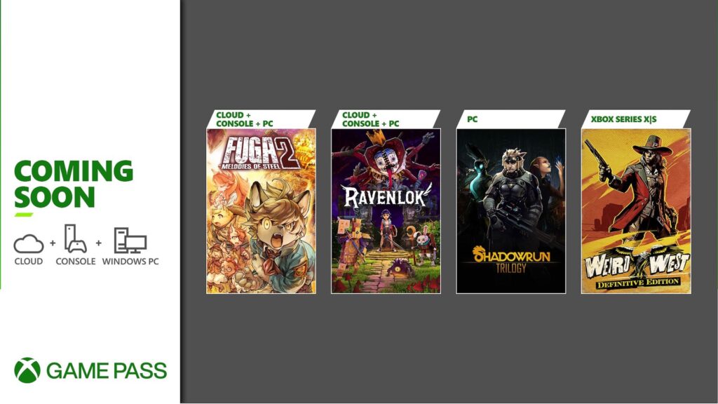 Xbox Game Pass en mai // Source : Microsoft Xbox Game Pass en mai // Source : Microsoft