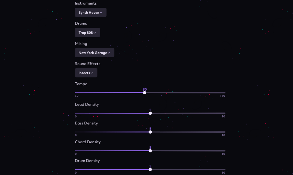 Le site Boomy permet de générer des morceaux de musique grâce à l'intelligence artificielle // Source : Boomy