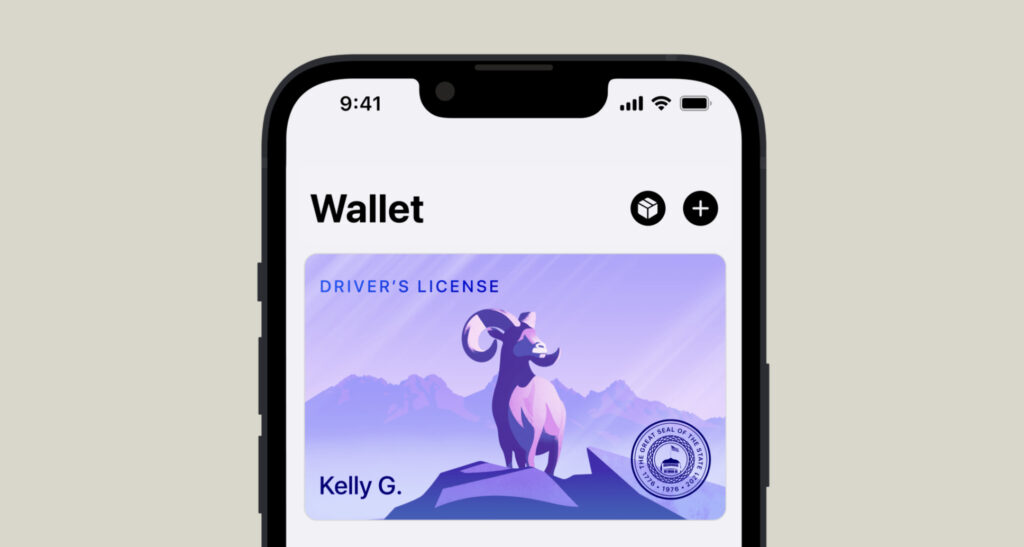 En partenariat avec plusieurs États, Apple propose d'importer ses documents officiels dans Wallet aux États-Unis. La France pourrait y avoir droit, mais n'est pas intéressée.  // Source : Apple