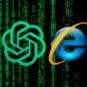 ChatGPT et Internet Explorer. // Source : Numerama ChatGPT et Internet Explorer. // Source : Numerama