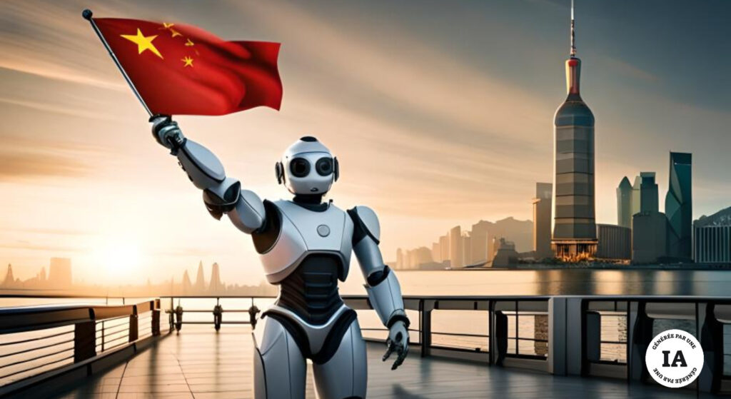 La Chine se méfit de l'IA (illustration). // Source : BlueWillow avec Numerama
