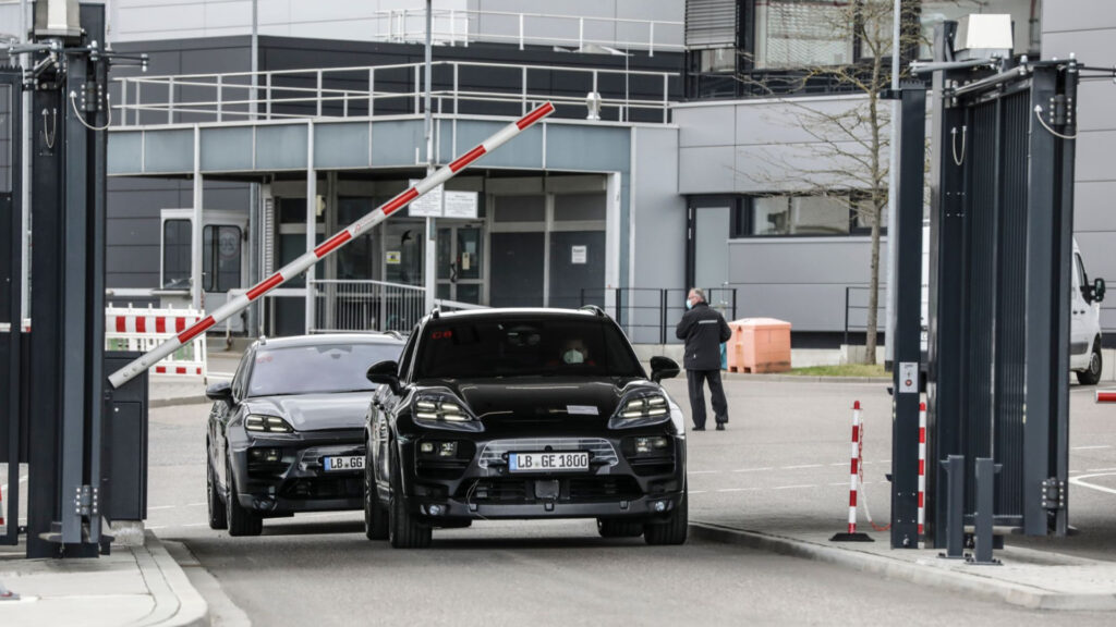 Le prototype de la Porsche Macan 100% électrique // Source : Porsche