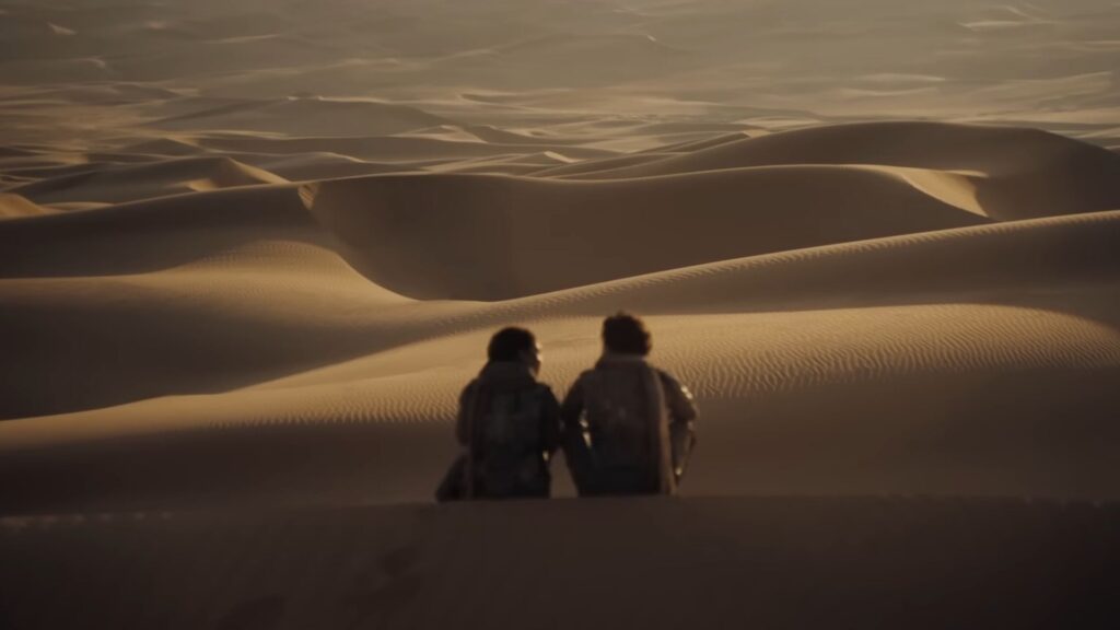 Le paysage d'Arrakis dans Dune 2. // Source : Warner
