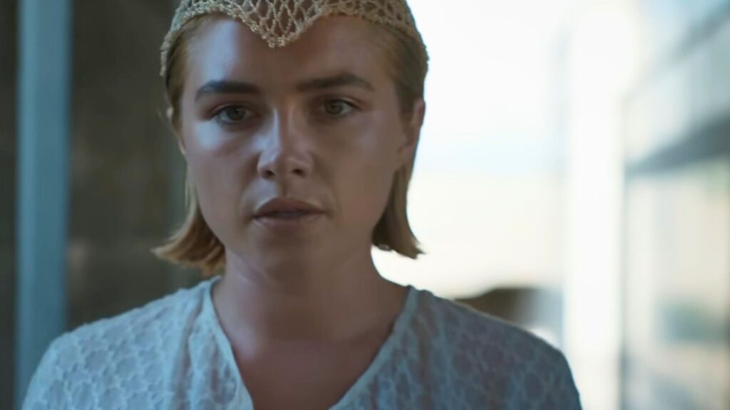 Florence Pugh en Irulan dans Dune 2. // Source : Warner