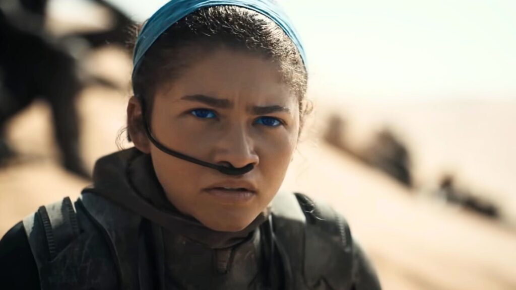 Zendaya dans Dune 2. // Source : Warner Zendaya dans Dune 2. // Source : Warner
