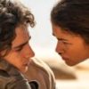 Timothée Chalamet (Paul) et Zendaya (Chani) dans Dune 2. // Source : Warner Bros.